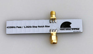 Notch Filter 433MHz Pass/1.3GHz Stop